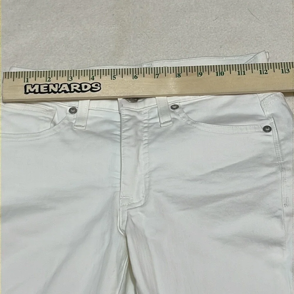 Madewell HIgh Rise Skinny Jeans Womens Size 24S White‎